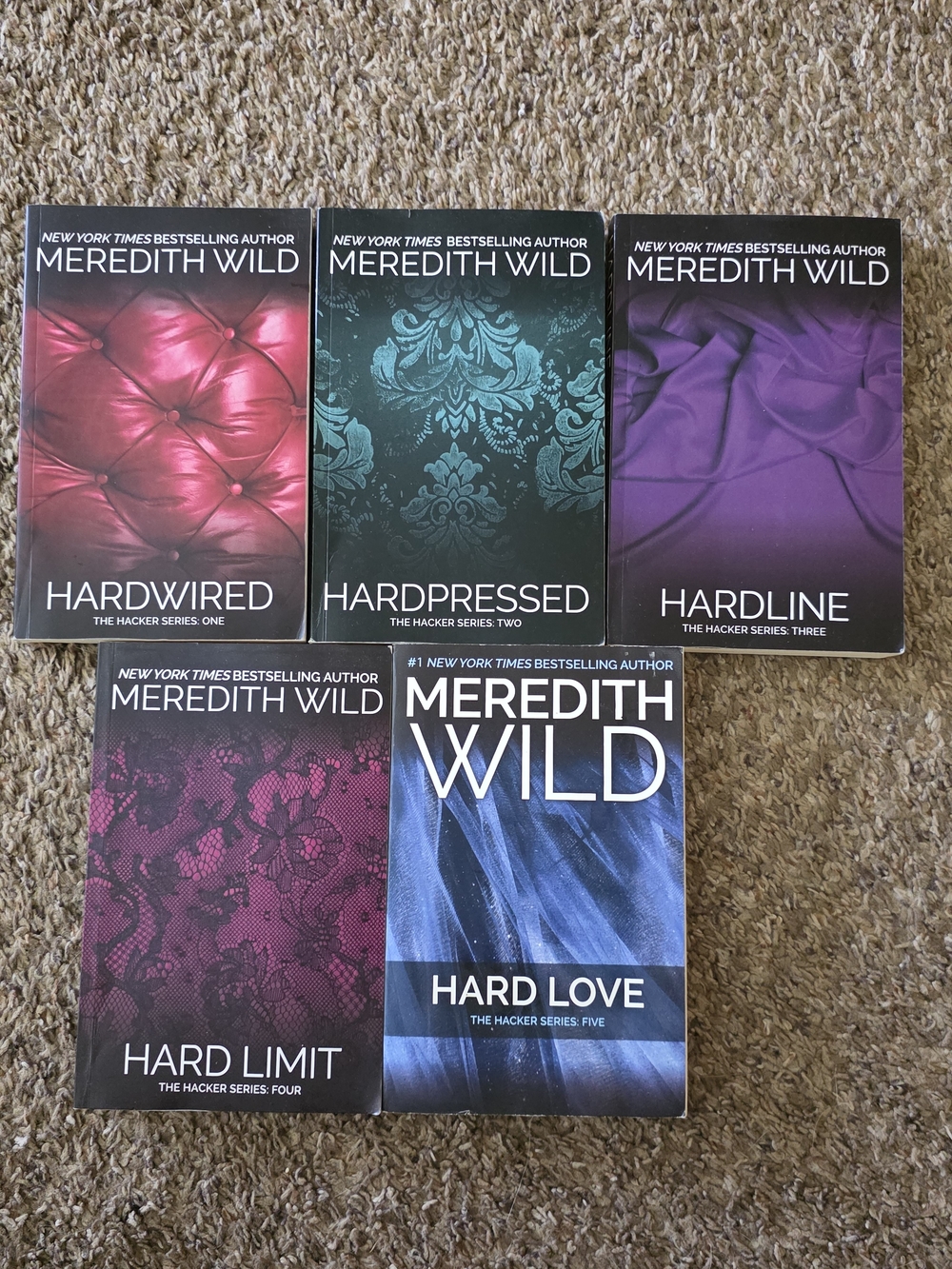 Meredith Wild The Hacker Series Paperback Set 1-5